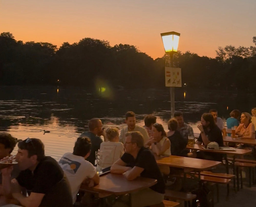 Seehaus Biergarten im Englischen Garten in München