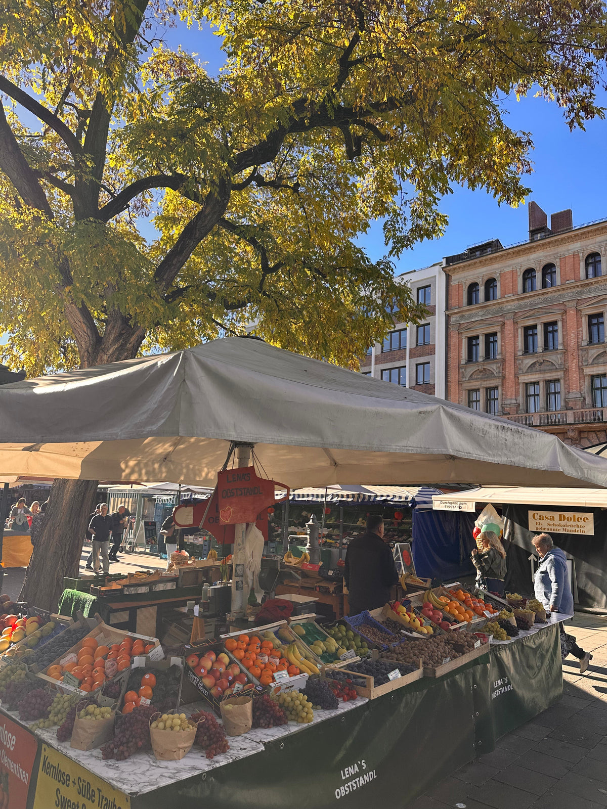 Unterwegs auf dem Münchner Viktualienmarkt
