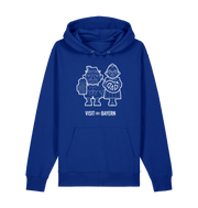 Worker Blue Printed Sweater Front