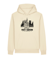 Oktoberfest München Unisex Hoodie - Illustration in Schwarz – Honey Paper