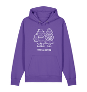 Purple Love Printed Sweater Front
