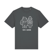 Anthracite Printed T-shirt Front