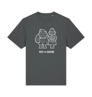 Anthracite Printed T-shirt Front