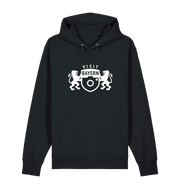 Black Printed Sweater Front