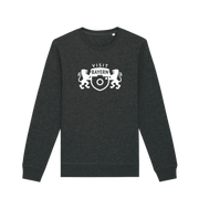 Dark Heather Grey Printed Sweater Front