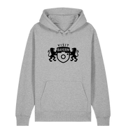 Heather Grey Printed Sweater Front