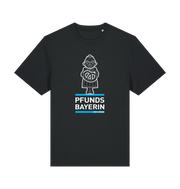 Black Printed T-shirt Front