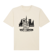 Oktoberfest München Unisex T-Shirt - Illustration in Weiß – Natural Raw