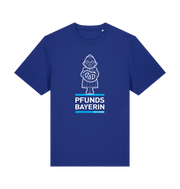 Worker Blue Printed T-shirt Front