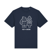 French Navy Printed T-shirt Front