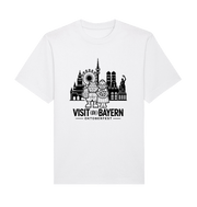 Oktoberfest München Unisex T-Shirt - Illustration in Weiß – White