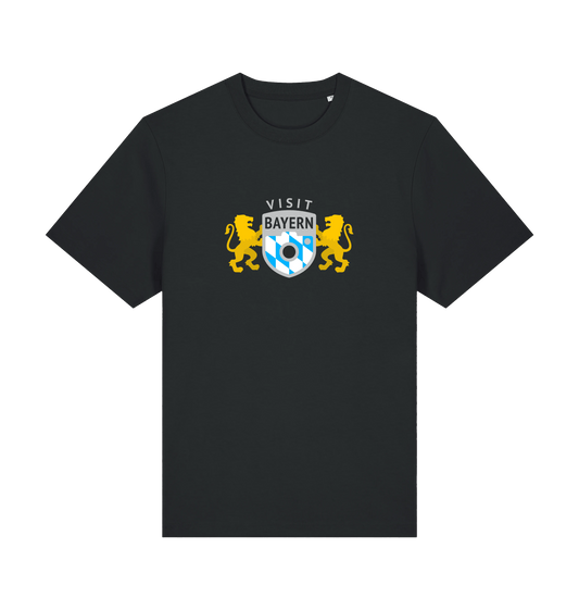 Black Printed T-shirt Front
