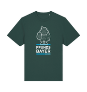 Glazed Green Printed T-shirt Front