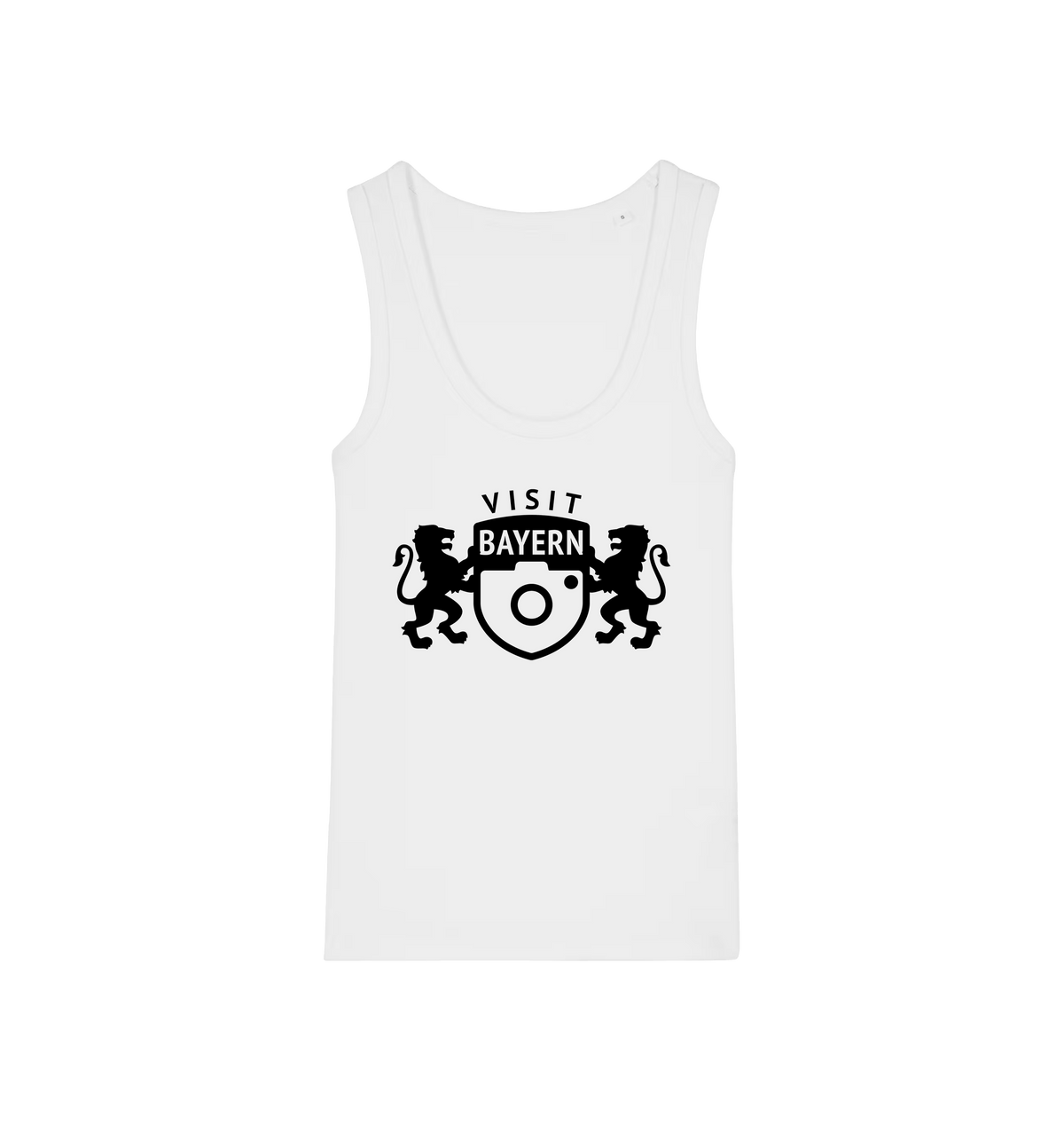 White Printed T-shirt Front