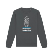 Anthracite Printed Sweater Front