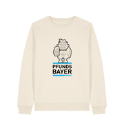 Natural Raw Printed Sweater Front