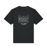 Black Printed T-shirt Front