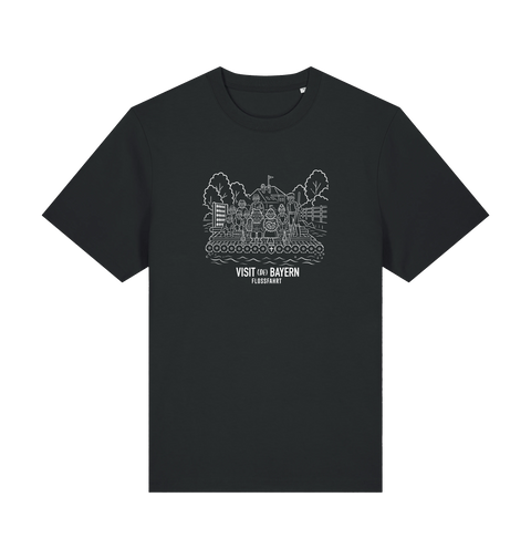 Bayern Flossfahrt |  Unisex T-Shirt - Illustration in Weiß