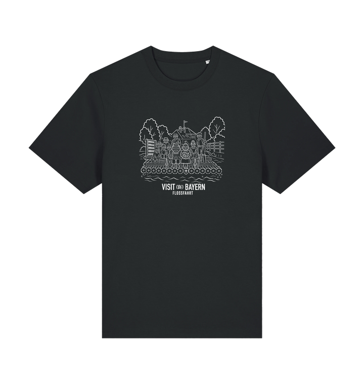 Bayern Flossfahrt |  Unisex T-Shirt - Illustration in Weiß