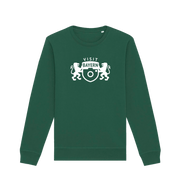 Bottle Green Printed Sweater Front