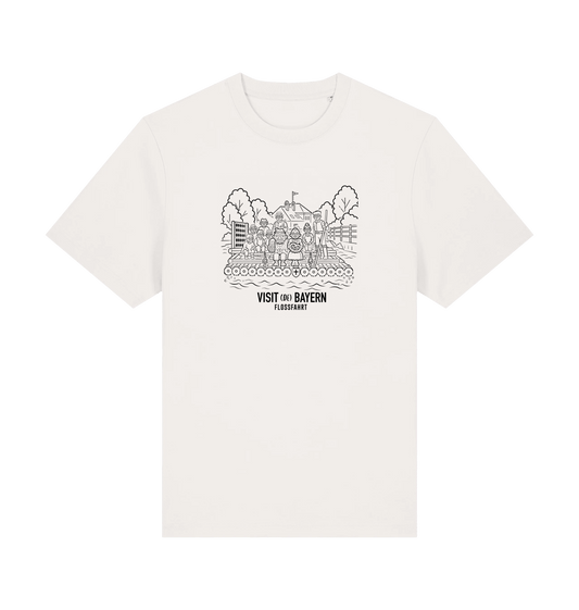 Off White Printed T-shirt Front