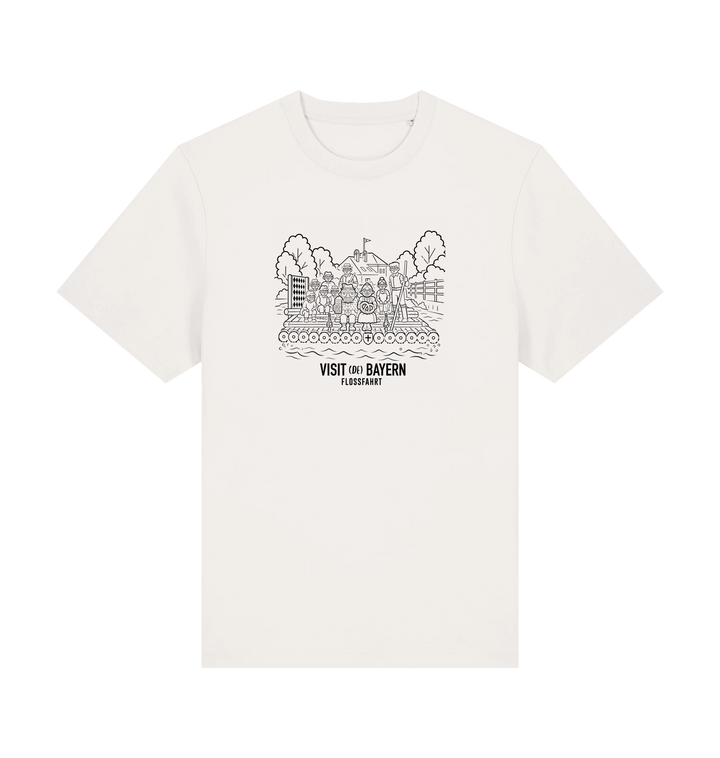 Bayern Flossfahrt |  Unisex T-Shirt - Illustration in Schwarz