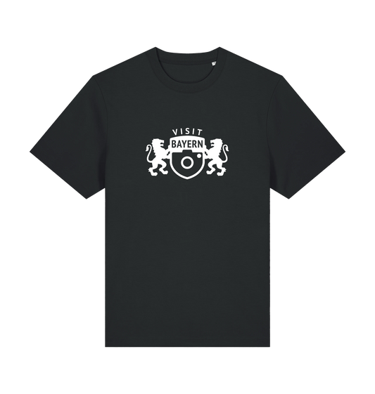 Black Printed T-shirt Front
