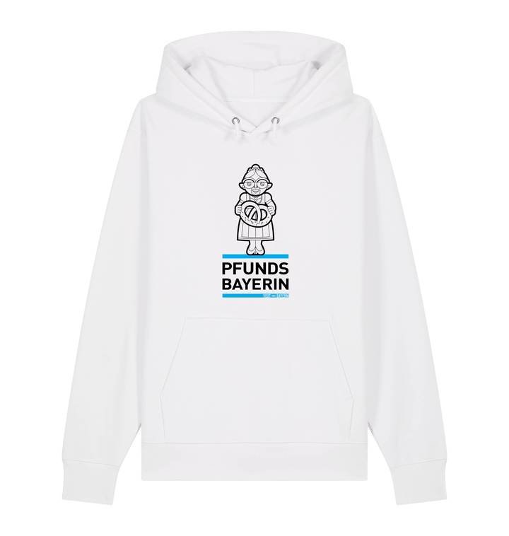 Bayern Unisex Hoodie | Pfundsbayerin– Illustration in Schwarz