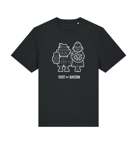 Visit(de)Bayern Unisex T-Shirt | Bua & Madl - Illustration in Weiß
