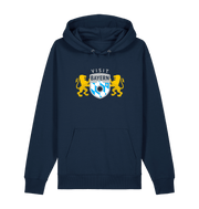 French Navy Printed Sweater Front