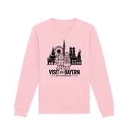 Oktoberfest München Unisex Sweatshirt - Illustration in Schwarz – Cotton Pink