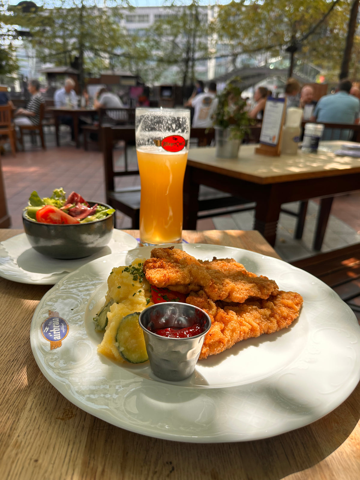 Bayerische Küche im Airbräu am Flughafen München