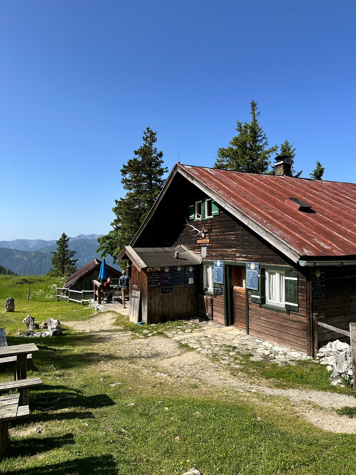 Kesselalm und Hubertushütte am Breitenstein
