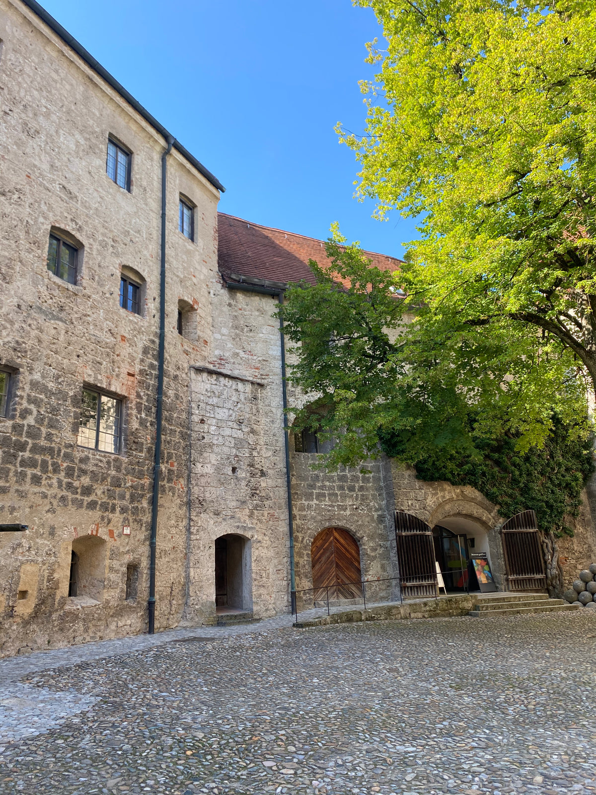 Burghöfe der Burg zu Burghausen