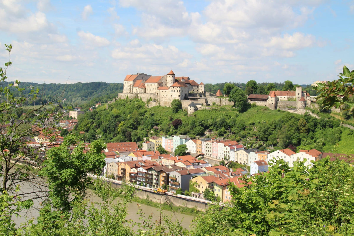 Burg und Altstadt von Burghausen an der Salzach