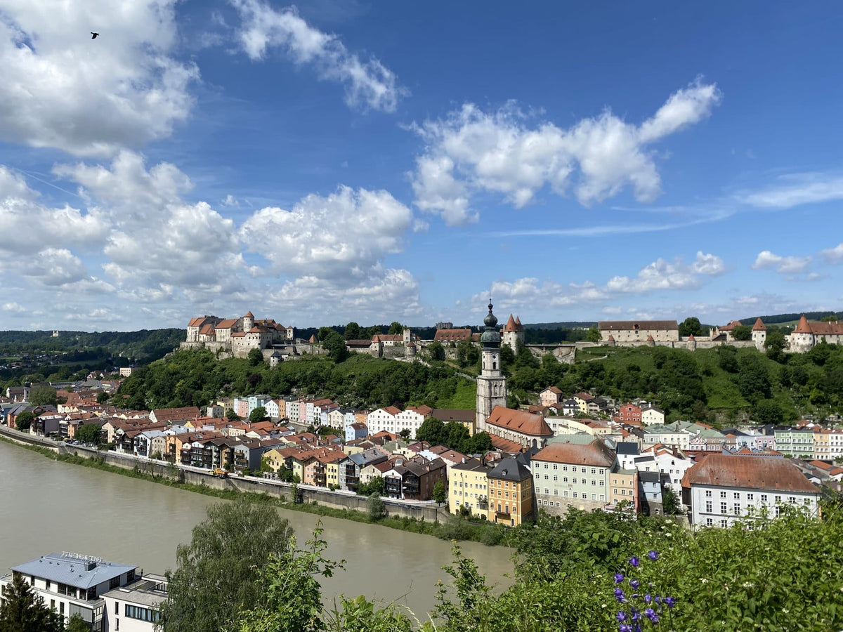 Historische Altstadt von Burghausen im Inn-Salzach-Stil