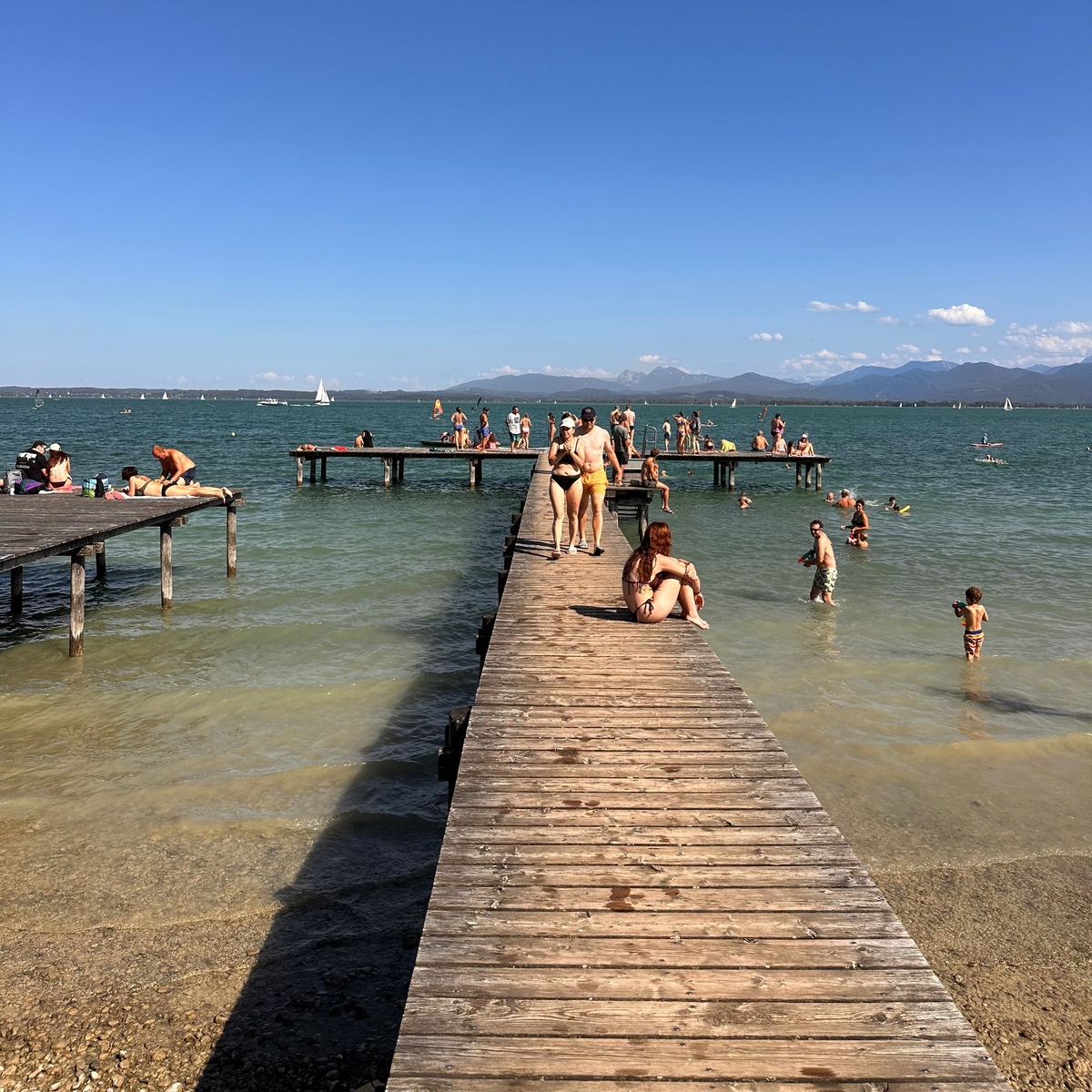 Sommerstimmung am Chiemseeufer