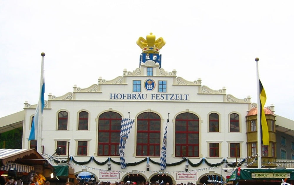 Hofbräu Festzelt auf dem Oktoberfest in München