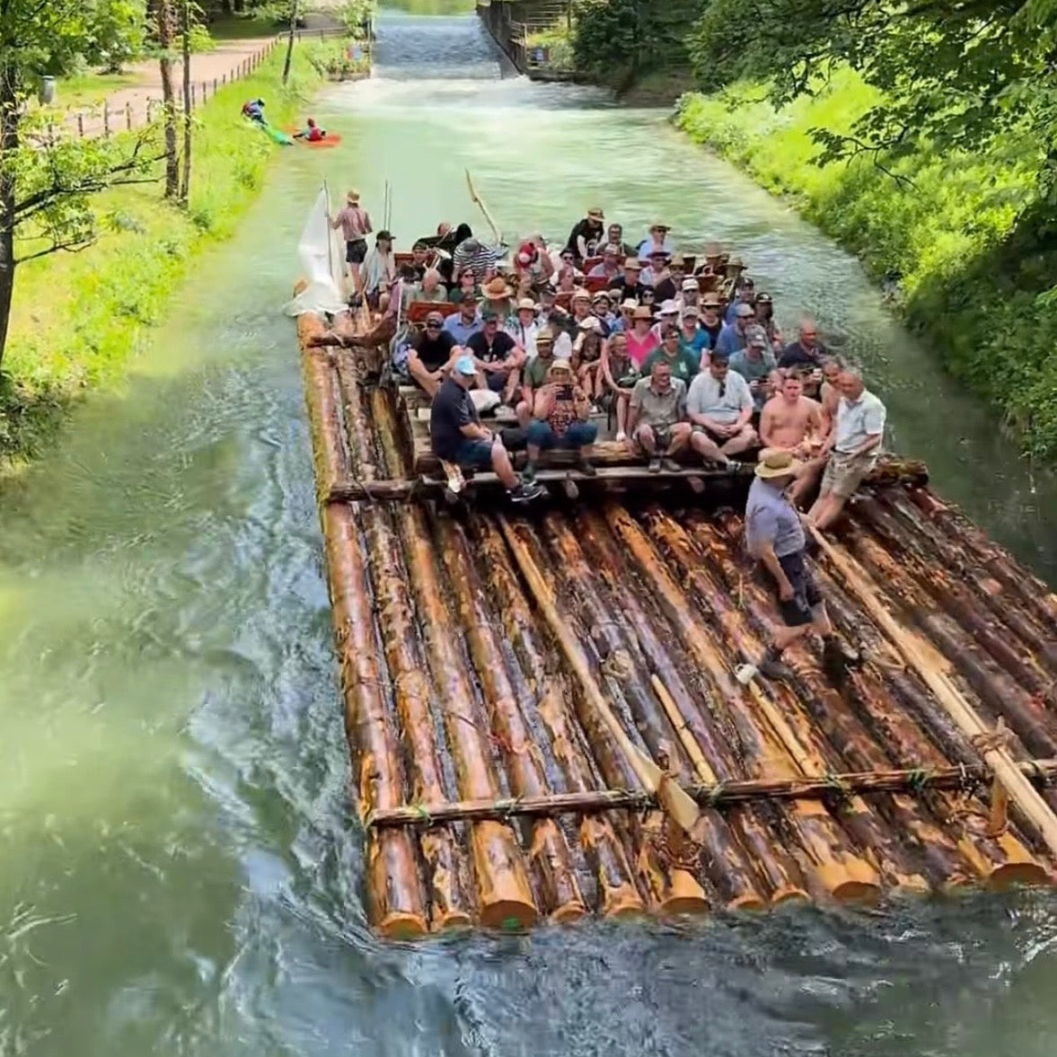 Isarflossfahrt von Wolfratshausen nach München