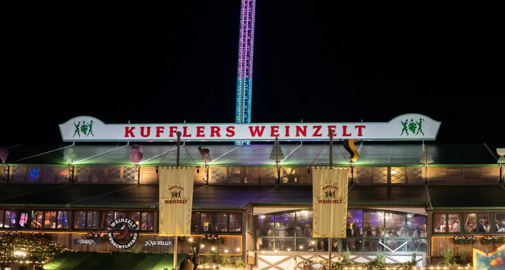 Kuffler's Weinzelt auf dem Oktoberfest in München