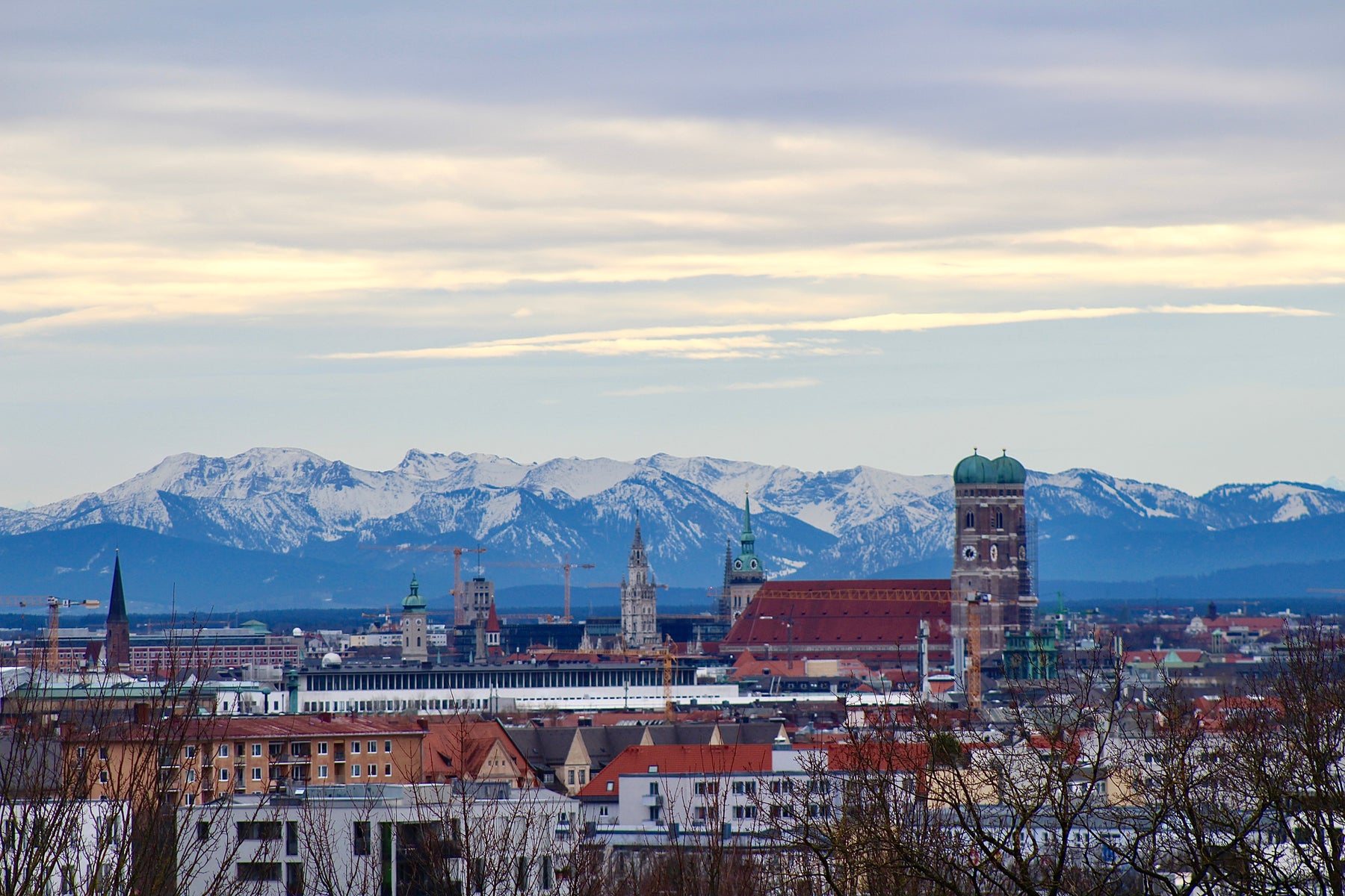München mit Altstadt und Frauenkirche