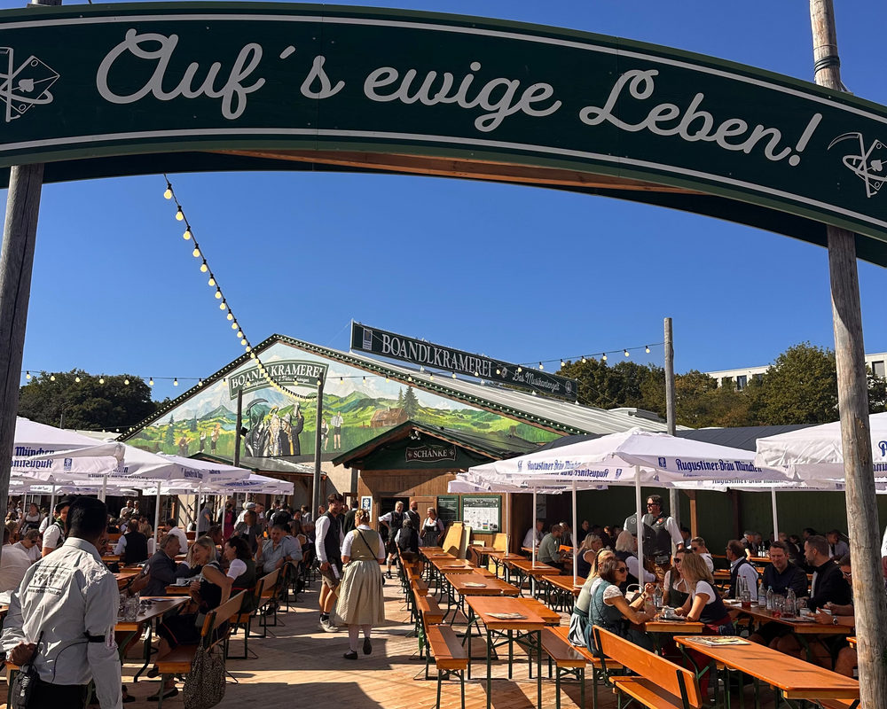 Boandlkramerei auf dem Oktoberfest in München
