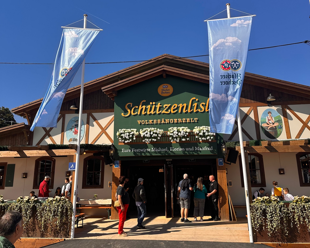 Festzelt Schützenlisl auf dem Oktoberfest in München