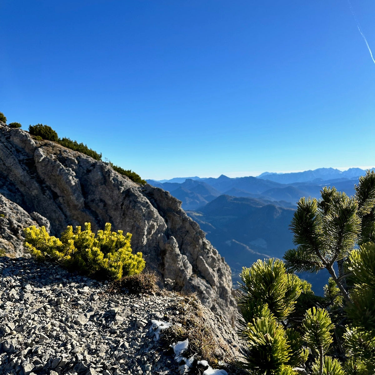 Schwere Bergwanderung am Geigelstein