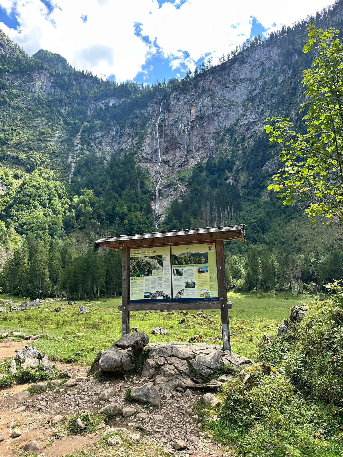 Röthbachfall am Obersee mit 470 Metern Fallhöhe