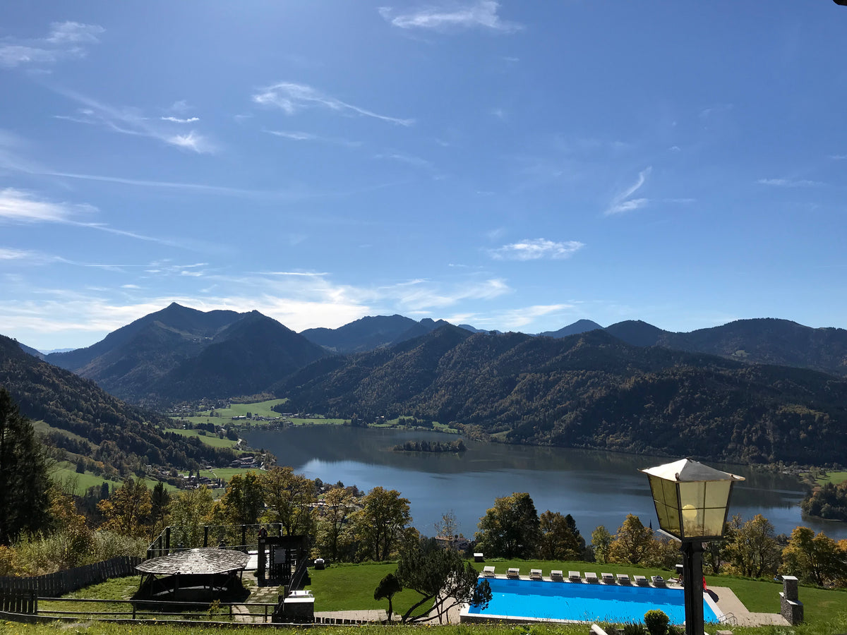 Blick von der Schliersbergalm auf den Schliersee