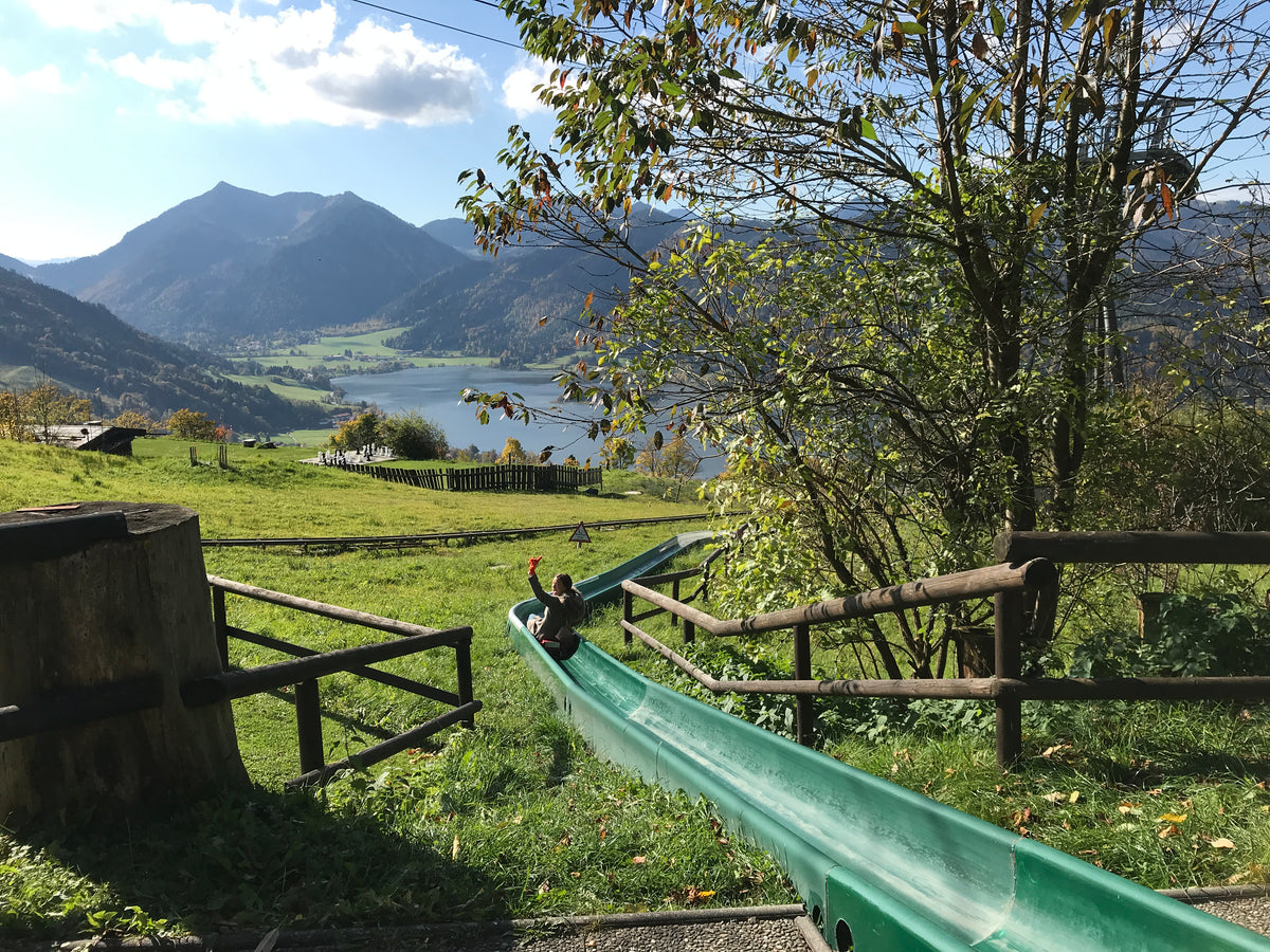 Familienausflug auf die Schliersbergalm oberhalb des Schliersees