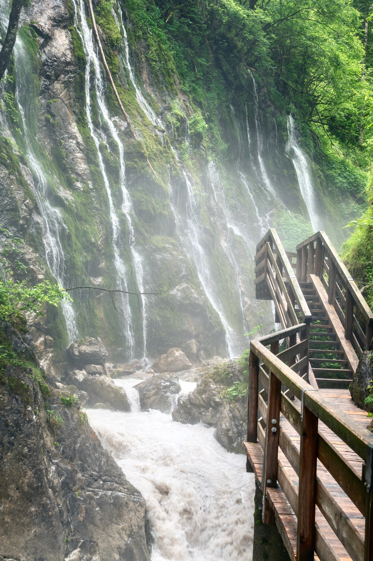 Wimbachklamm in Ramsau bei Berchtesgaden
