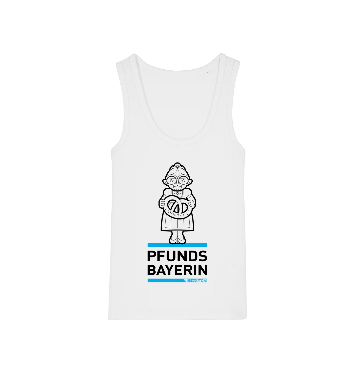 White Printed T-shirt Front