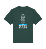 Glazed Green Printed T-shirt Front